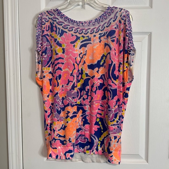 Lilly Pulitzer Catch & Release Elliston Sweater - Size S/M - Picture 1 of 5